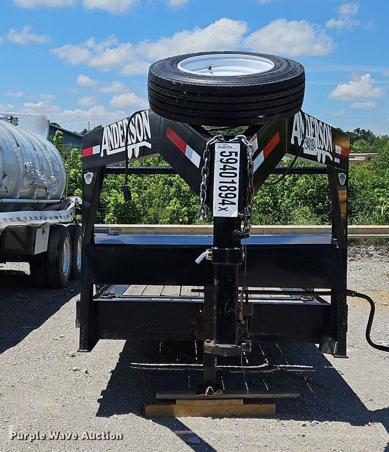 image for item OK9978 2022 Anderson  GPTI7208TC tilt deck equipment trailer