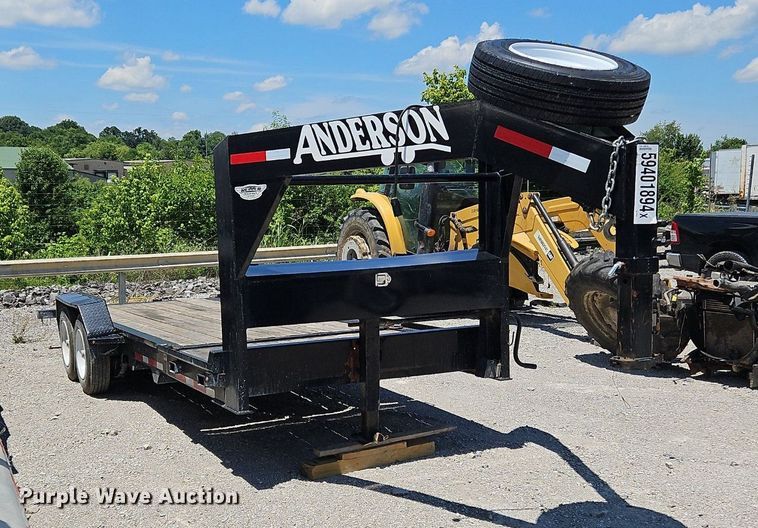 image for item OK9978 2022 Anderson  GPTI7208TC tilt deck equipment trailer