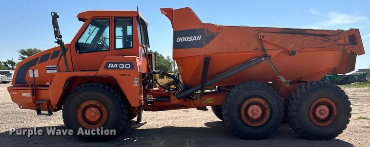 image for item OM9566 2013 Doosan DA30 haul truck