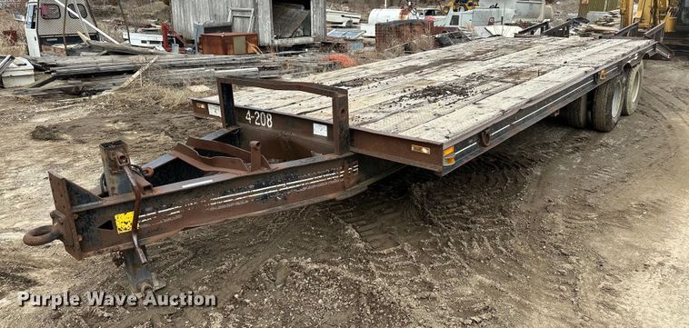 image for item OM9847 1989 CZ Engineering CZ18KT   equipment trailer