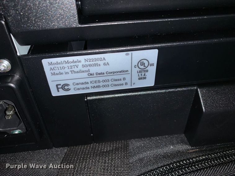 image for item DM1798 (4) Okidata N22202A printers