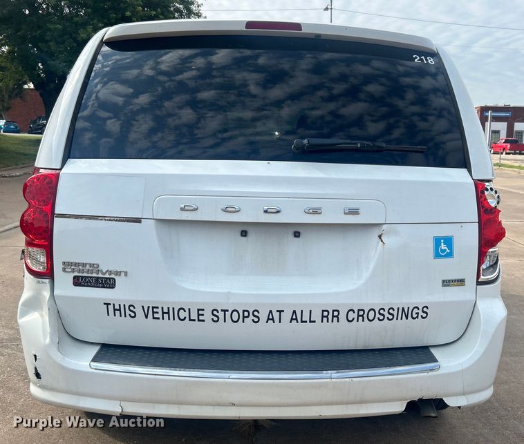 image for item DO6701 2016 Dodge Grand Caravan handicap accessible van
