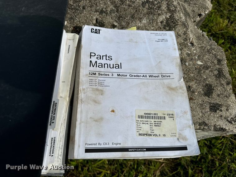image for item DP6676 2016 Caterpillar  12M3 AWD motor grader