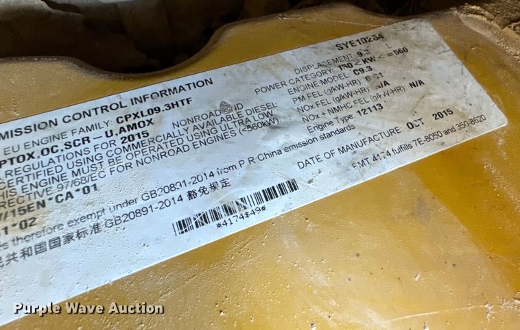 image for item DP6677 2016 Caterpillar  12M3 AWD motor grader