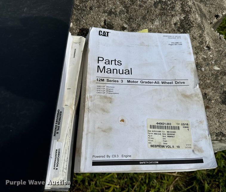 image for item DP6677 2016 Caterpillar  12M3 AWD motor grader