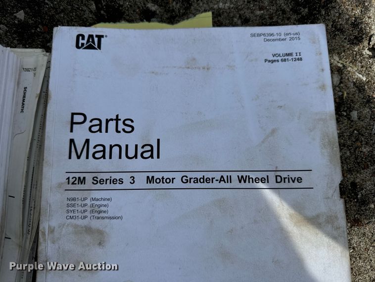 image for item DP6677 2016 Caterpillar  12M3 AWD motor grader