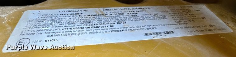 image for item DP6678 2016 Caterpillar  12M3 AWD motor grader