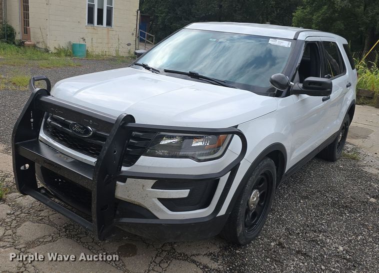 image for item DQ4619 2018 Ford Explorer Police Interceptor  SUV