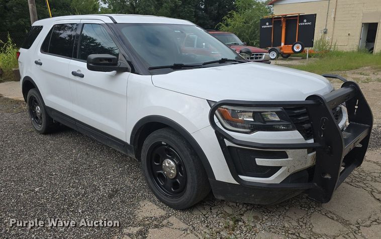 image for item DQ4619 2018 Ford Explorer Police Interceptor  SUV