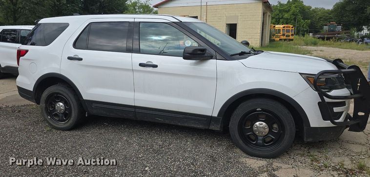 image for item DQ4619 2018 Ford Explorer Police Interceptor  SUV