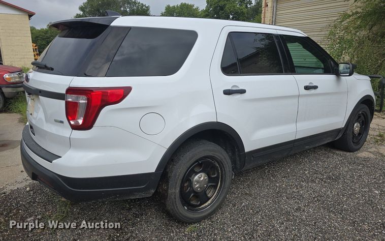 image for item DQ4619 2018 Ford Explorer Police Interceptor  SUV