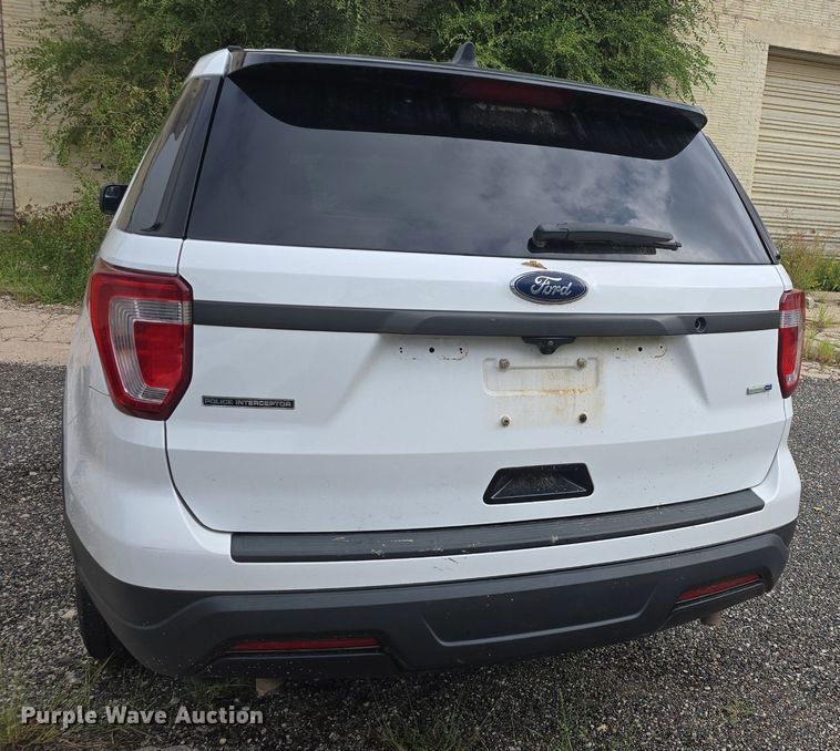image for item DQ4619 2018 Ford Explorer Police Interceptor  SUV