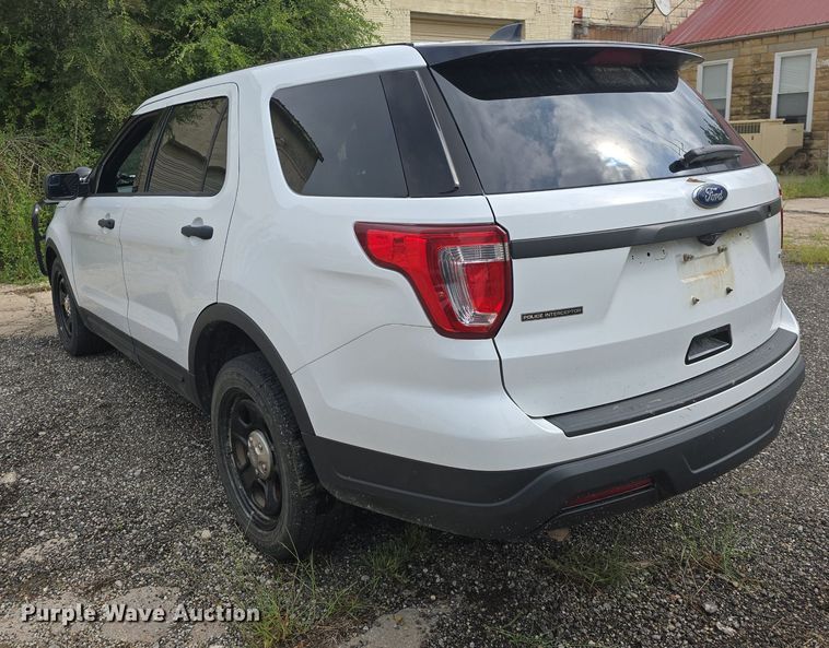 image for item DQ4619 2018 Ford Explorer Police Interceptor  SUV