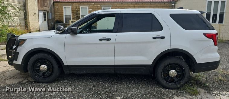 image for item DQ4619 2018 Ford Explorer Police Interceptor  SUV