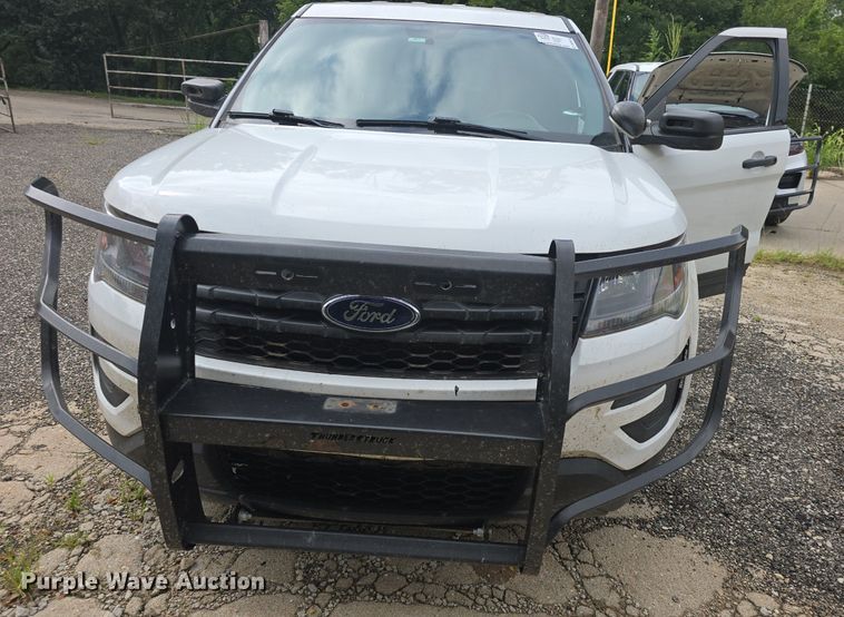 image for item DQ4619 2018 Ford Explorer Police Interceptor  SUV