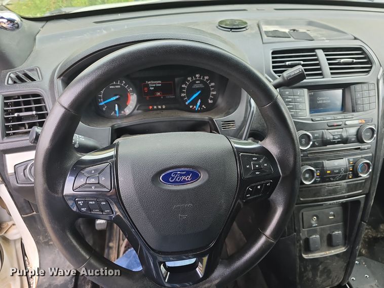 image for item DQ4619 2018 Ford Explorer Police Interceptor  SUV