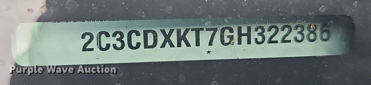 image for item DS4717 2016 Dodge Charger Police 