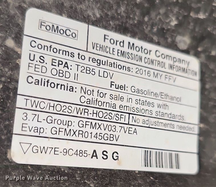 image for item DS4718 2016 Ford Taurus Police Interceptor 