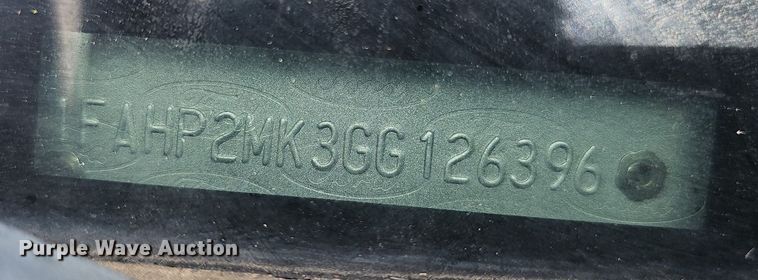 image for item DS4718 2016 Ford Taurus Police Interceptor 