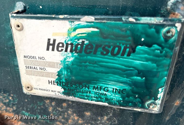 image for item DW2285 Henderson XD X 16X36 dump bed