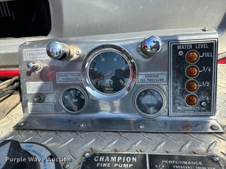 image for item DX1056 1976 Dodge W600 pumper fire truck