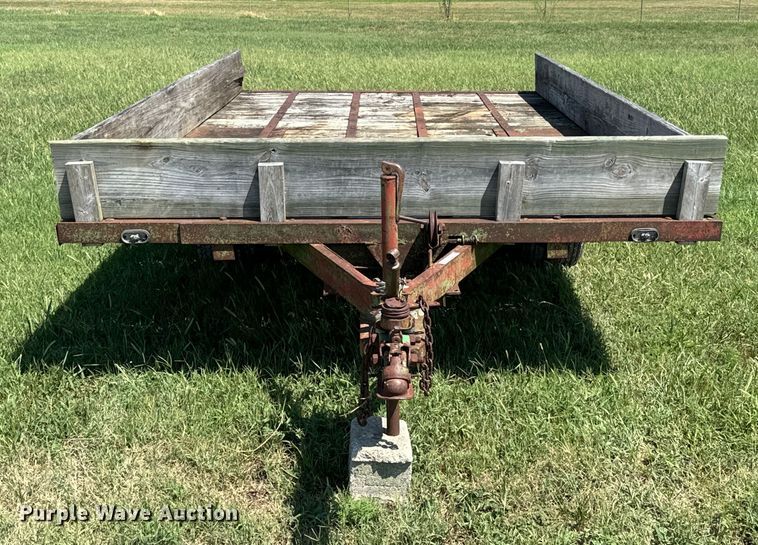 image for item DX1057 Shop built utility trailer