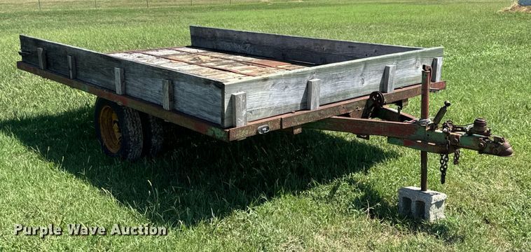 image for item DX1057 Shop built utility trailer