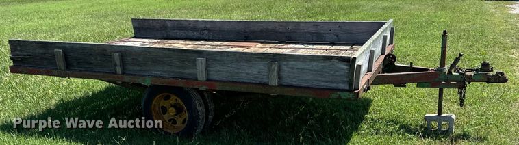 image for item DX1057 Shop built utility trailer