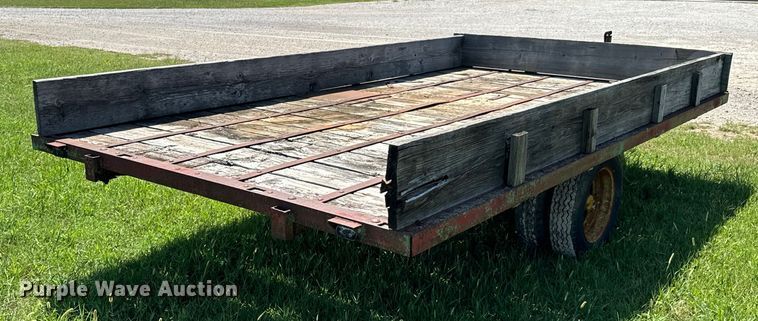 image for item DX1057 Shop built utility trailer