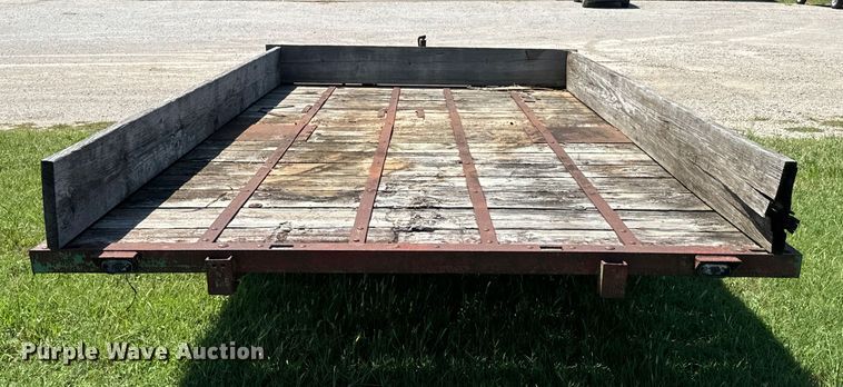 image for item DX1057 Shop built utility trailer