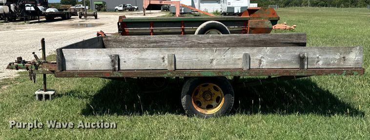 image for item DX1057 Shop built utility trailer