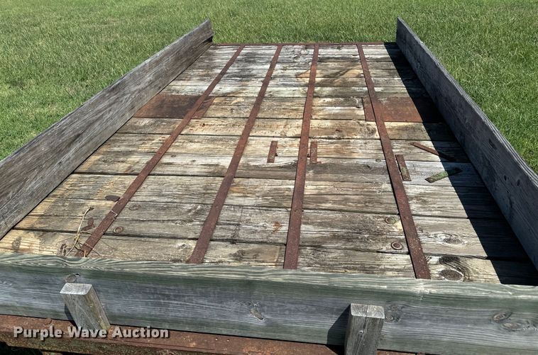 image for item DX1057 Shop built utility trailer