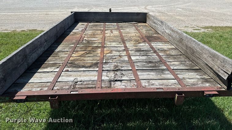 image for item DX1057 Shop built utility trailer