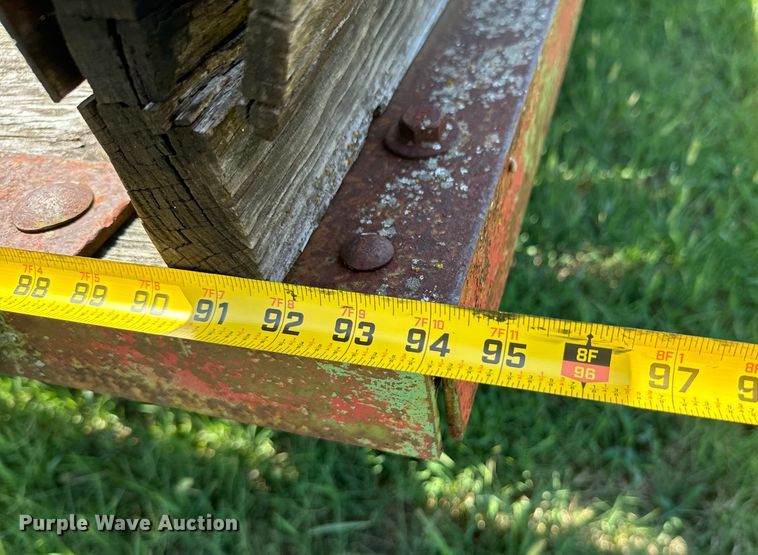 image for item DX1057 Shop built utility trailer