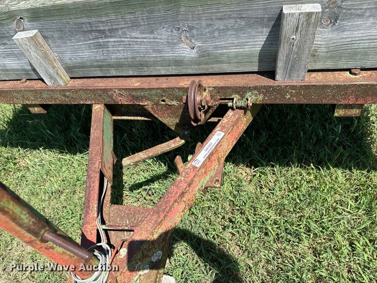 image for item DX1057 Shop built utility trailer