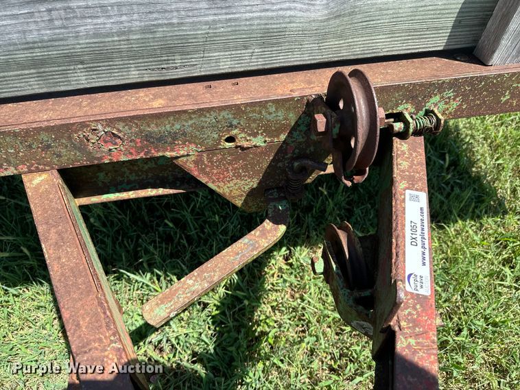 image for item DX1057 Shop built utility trailer