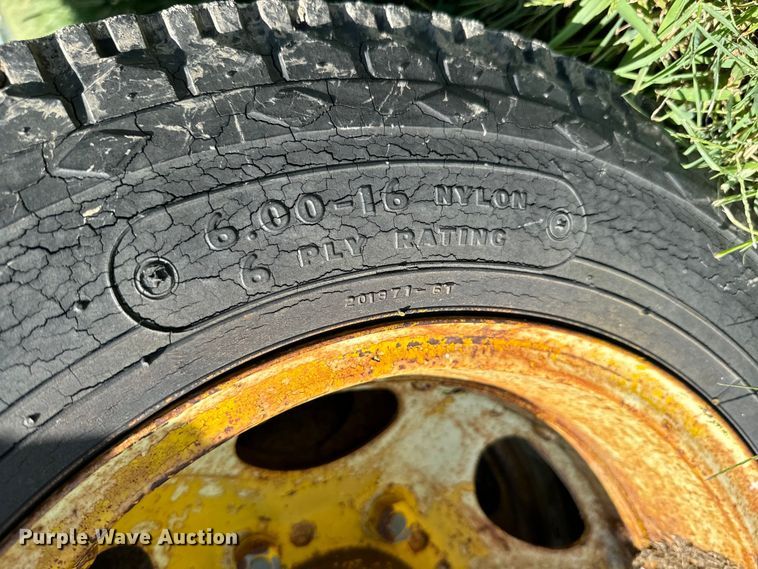 image for item DX1057 Shop built utility trailer