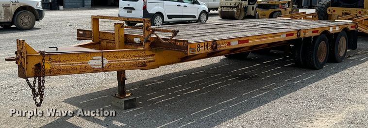image for item DX1118 1988 CZ Engineering CZ18KT equipment trailer