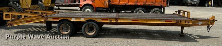 image for item DX1118 1988 CZ Engineering CZ18KT equipment trailer