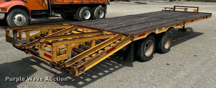 image for item DX1118 1988 CZ Engineering CZ18KT equipment trailer