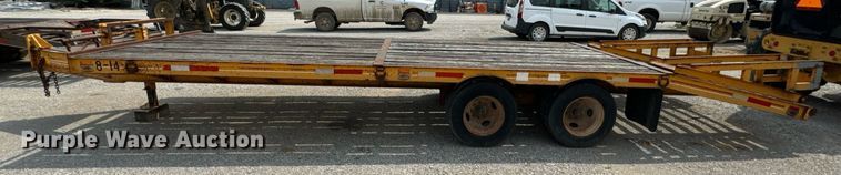 image for item DX1118 1988 CZ Engineering CZ18KT equipment trailer