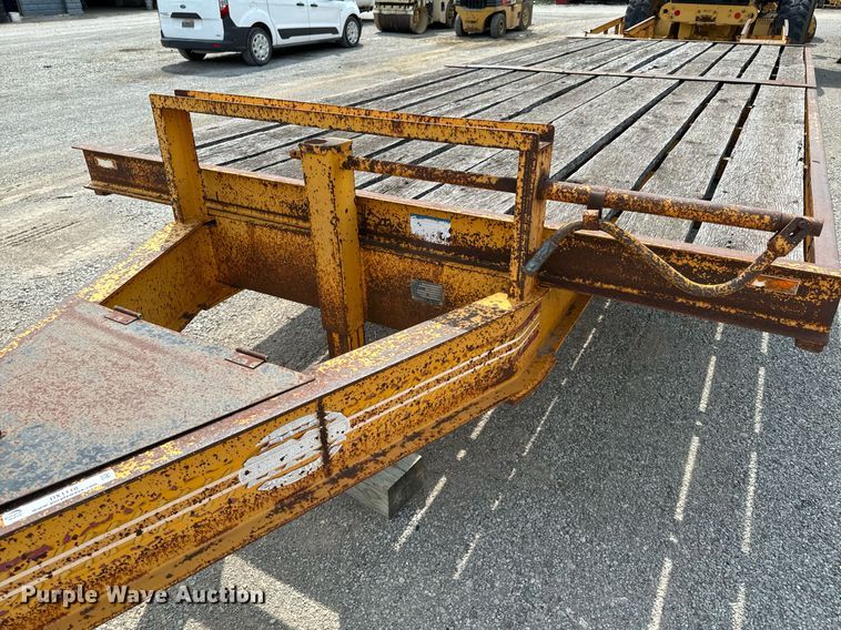 image for item DX1118 1988 CZ Engineering CZ18KT equipment trailer