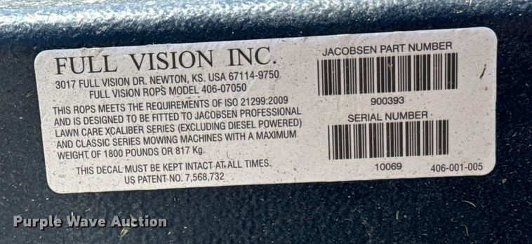 image for item EE7555 2015 Jacobsen Dixie Chopper ZTR lawn mower