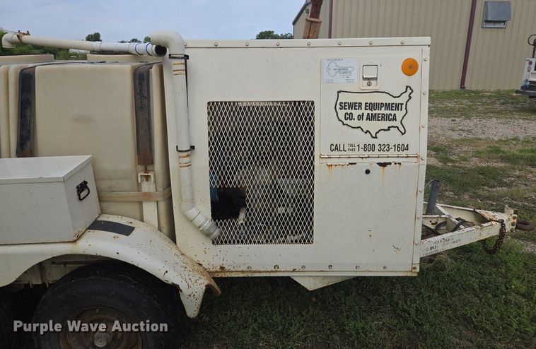 image for item EE8473 Sewer Equipment Co. of America  747  sewer jetter trailer
