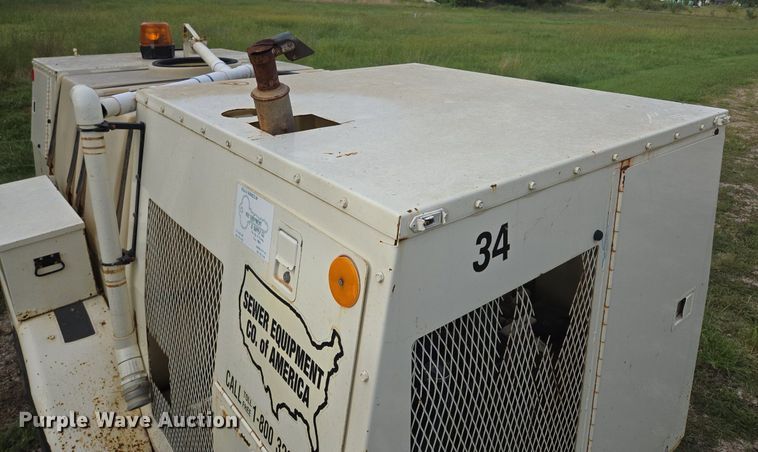 image for item EE8473 Sewer Equipment Co. of America  747  sewer jetter trailer