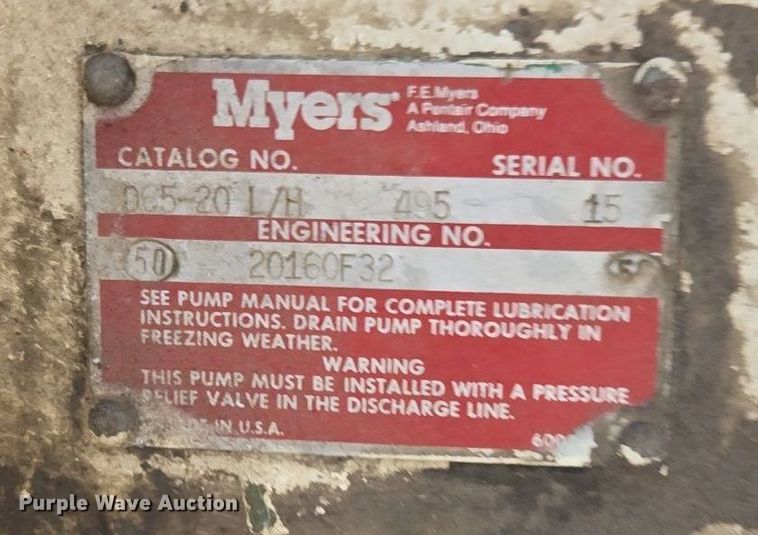 image for item EE8473 Sewer Equipment Co. of America  747  sewer jetter trailer