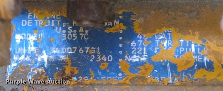 image for item EE8474 1966 Galion 104 rigid frame motor grader