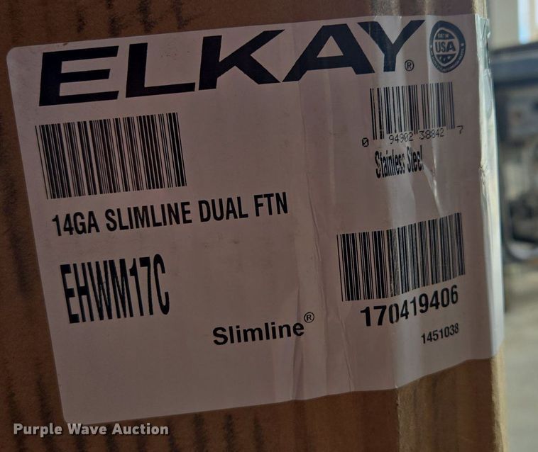 image for item EE8476 (2) Elkay Slimline dual water fountain  