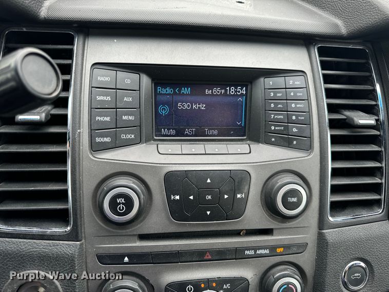 image for item EH6981 2013 Ford Taurus Police Interceptor 