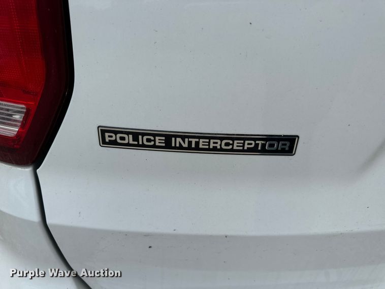 image for item EH6983 2017 Ford Explorer Police Interceptor SUV